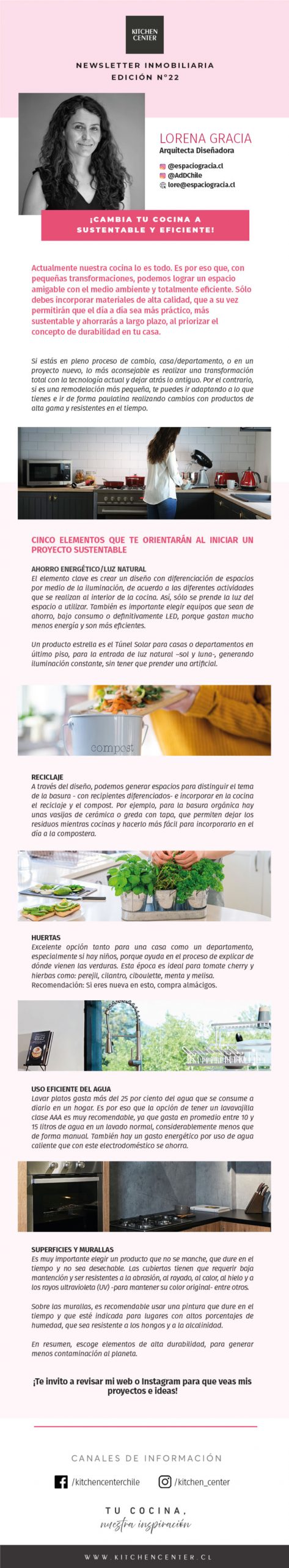 Kitchen Center: ¡Cambia tu cocina a sustentable y eficiente!